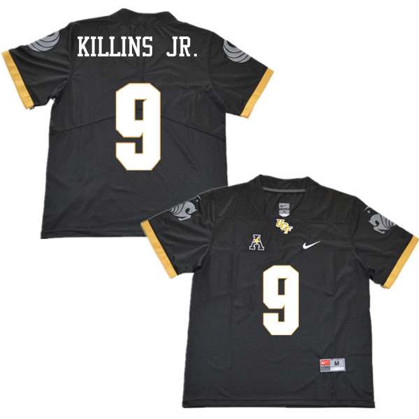Men #9 Adrian Killins Jr. UCF Knights College Football Jerseys Sale-Black - Click Image to Close